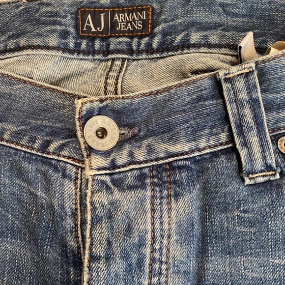 ARMANI JEANS Men’s Blue Jeans Sz 34 - Picture 8 of 15